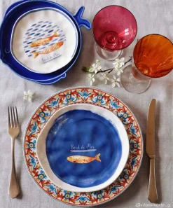 Assiette àdessert BORD DE MER – VersBLU