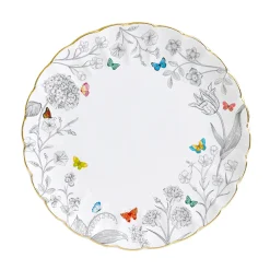 Assiette PlateFLEURS ET PAPILLONS