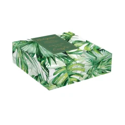 Bol en porcelaine 21×16 cm en forme de feuille LEAVES WHITE