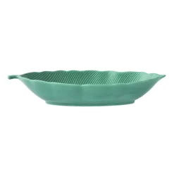 Bol feuille en porcelaine 30×13 cm LEAVES LIGHT GREEN
