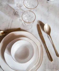 Coffret de 2 bols en porcelaine Ø 22 cm WHITE