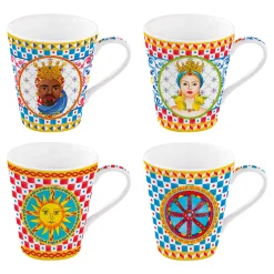 ensemble 4 MugsSICILY