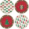 Ensemble de 4 assiettes à dessert JINGLE BELLS