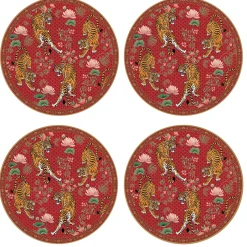 Ensemble de 4 assiettes àdessert BENGALA