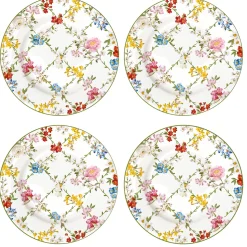 Ensemble de 4 assiettes àdessert GARDEN DREAMS