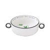 Ensemble de 3 bols avec poignées en porcelaine Ø 16 cm HERBARIUM