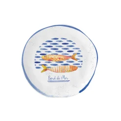 Ensemble de 6 petites assiettes à tapas BORD DE MER