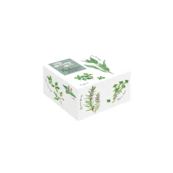 Ensemble de 2 tasses à café avec soucoupes, 120 ml en porcelaine HERBARIUM