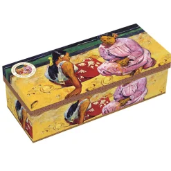 Ensemble de 2 tasses en porcelaine de 300 ml dans une boîte cadeau TAHITIAN WOMEN ON THE BEACH