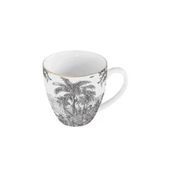 Ensemble de 6 tasses en porcelaine de 320 ml RAIN FOREST