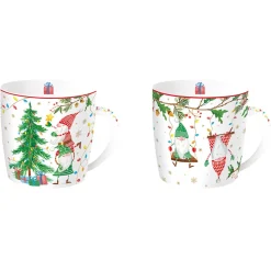 Ensemble de 2 tasses Ready For CHRISTMAS