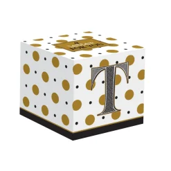 Gobelet à café en porcelaine 100 ml dans une boîte A LETTER FOR YOU «T»
