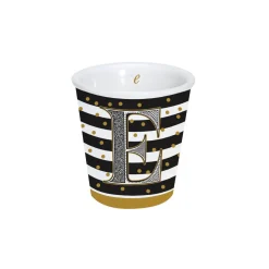 Gobelet à café en porcelaine 100 ml dans une boîte A LETTER FOR YOU «E»