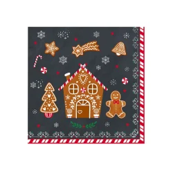 Paquet de 20 serviettes GINGERBREAD