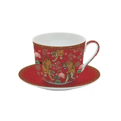 Tasse à petit-déjeuner avec assiette BENGALA
