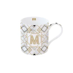 Tasse en porcelaine de 350 ml MONOGRAM M