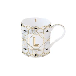 Tasse en porcelaine de 350 ml MONOGRAM L