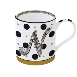Tasse individuelle 350 ml en porcelaine dans une boîte A LETTER FOR YOU «N»