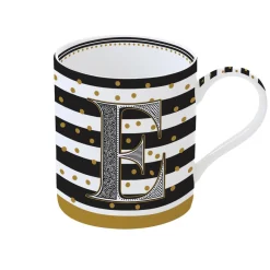 Tasse individuelle 350 ml en porcelaine dans une boîte A LETTER FOR YOU «E»