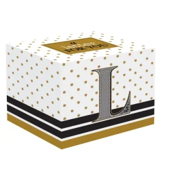 Tasse individuelle 350 ml en porcelaine dans une boîte A LETTER FOR YOU «L»