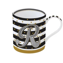 Tasse individuelle 350 ml en porcelaine dans une boîte A LETTER FOR YOU «R»